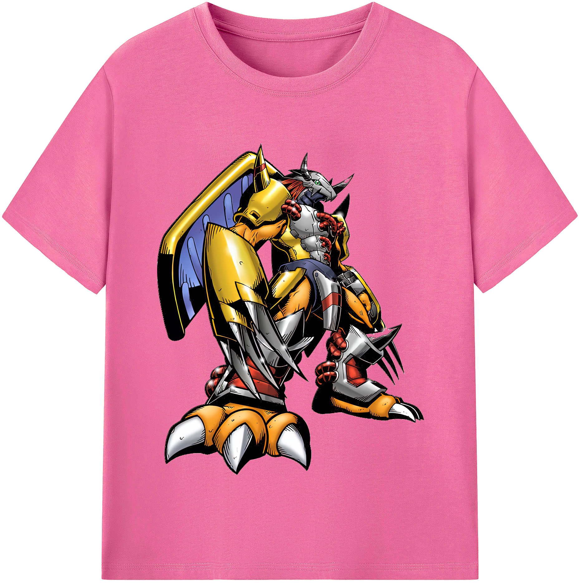 （画像用） Digimon デジタルモンスター/デジモン レディースカジュアルプリントTシャツ（綿100％）